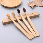 Eco friendly bamboo toothbrush l soft-bristles